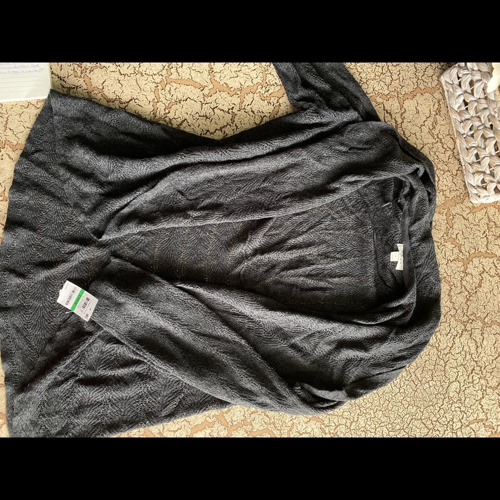 Heather grey cardigan. NWT